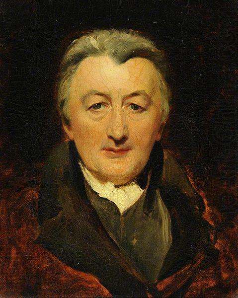 George Hayter Formerly thought to be portrait of William Wilberforce, portrait of an unknown sitter china oil painting image